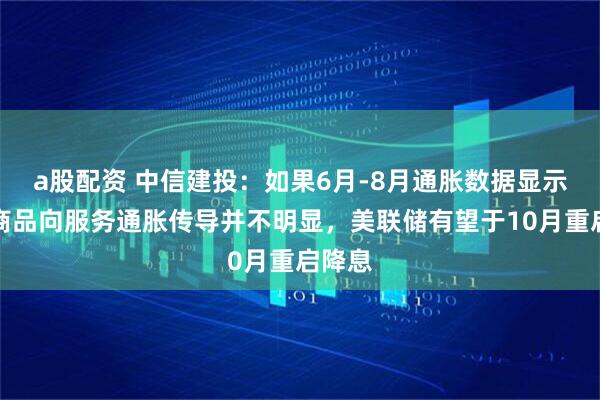 a股配资 中信建投：如果6月-8月通胀数据显示核心商品向服务通胀传导并不明显，美联储有望于10月重启降息